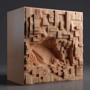 Patterns and decorations Cubic 1 3d model